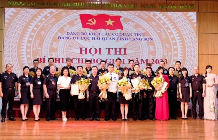 Sôi nổi hội thi Bí thư Chi bộ giỏi tại Đảng bộ Cục Hải quan Lạng Sơn