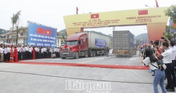 Thông quan hàng hóa tại cặp cửa khẩu song phương Chi Ma – Ái Điểm