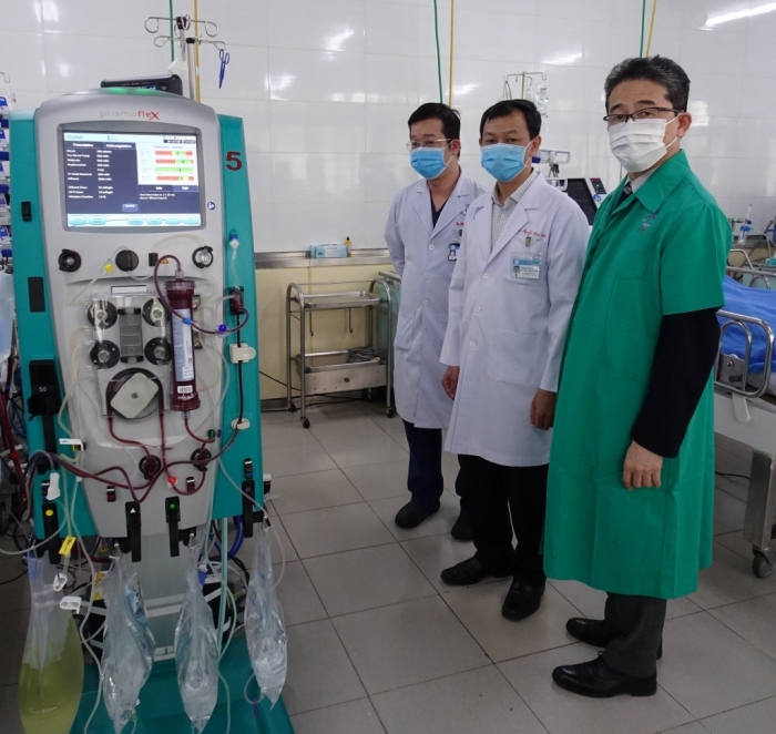 JICA hỗ trợ Bệnh viện Chợ Rẫy thiết bị y tế phòng, chống và điều trị bệnh nhân Covid-19