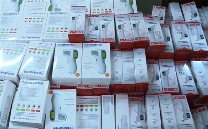 Hải quan Lạng Sơn phối hợp thu giữ hơn 1.000 thiết bị đo thân nhiệt