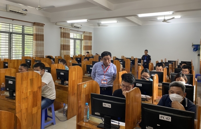 529 thí sinh đến từ các DN tham gia thi cấp chứng chỉ nghiệp vụ khai hải quan năm 2022