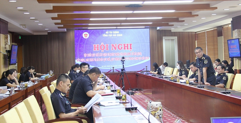 Tập huấn quy chế xây dựng và hoàn thiện văn bản quy phạm pháp luật về hải quan