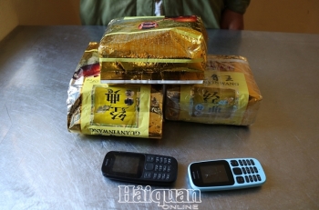 Biên phòng Nghệ An thu giữ 3 kg ma túy đá