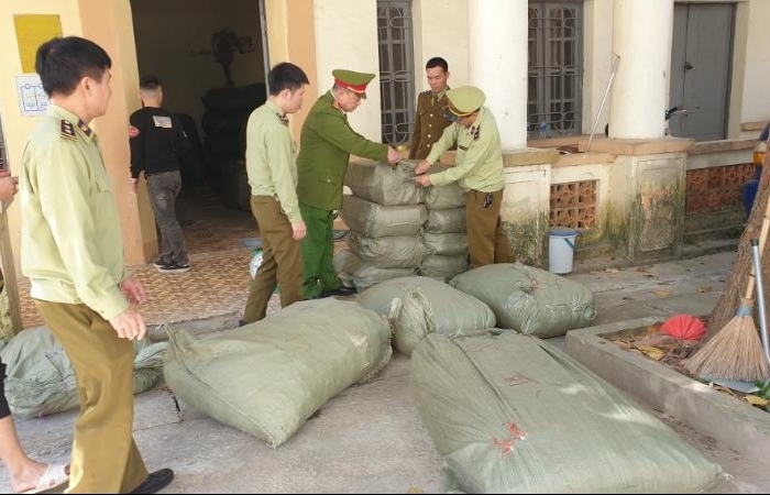 Thu giữ gần 1 tấn nguyên liệu thuốc bắc nhập lậu