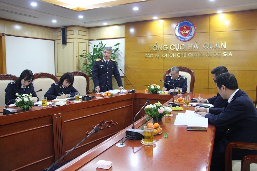 Phó Tổng cục trưởng Mai Xuân Thành phát biểu chỉ đạo tại hội nghị tổng kết công tác năm 2022 của Vụ Pháp chế. Ảnh: H.Nụ