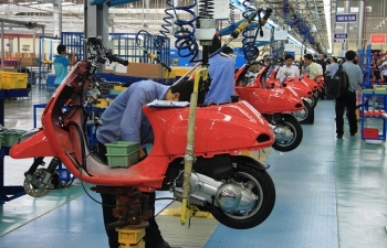 Thị trường xe máy giảm sút mạnh
