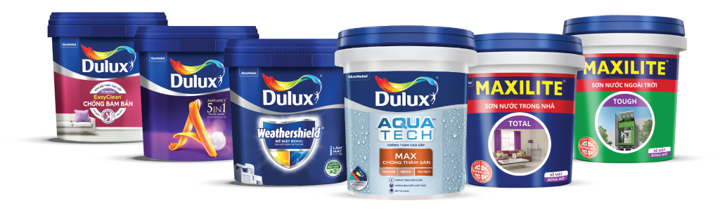 son maxilite va dulux ra mat loat san pham moi