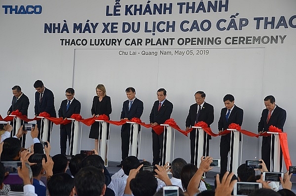 dau tu 4500 ty dong thaco khanh thanh nha may san xuat xe du lich cao cap