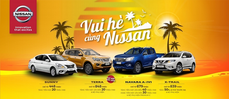 nissan uu dai cho khach mua xe trong thang 5