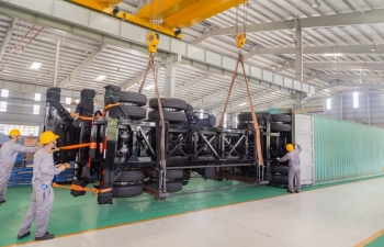 THACO đầy mạnh xuất khẩu sơmi rơmoóc sang thị trường Mỹ