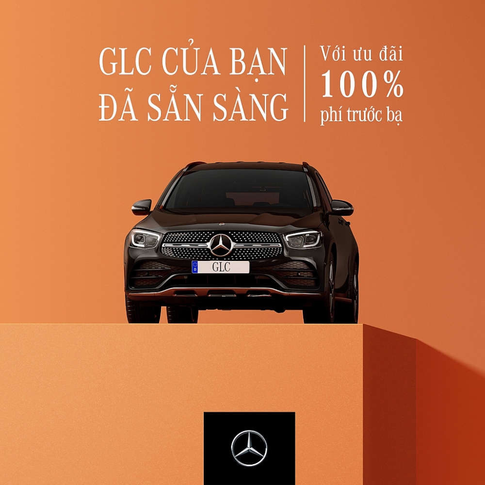 Mercedes-Benz  GLC được hỗ trợ 100 lệ phí trước bạ