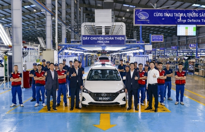 Hyundai Thành Công xuất xưởng chiếc Accent thứ 85.000