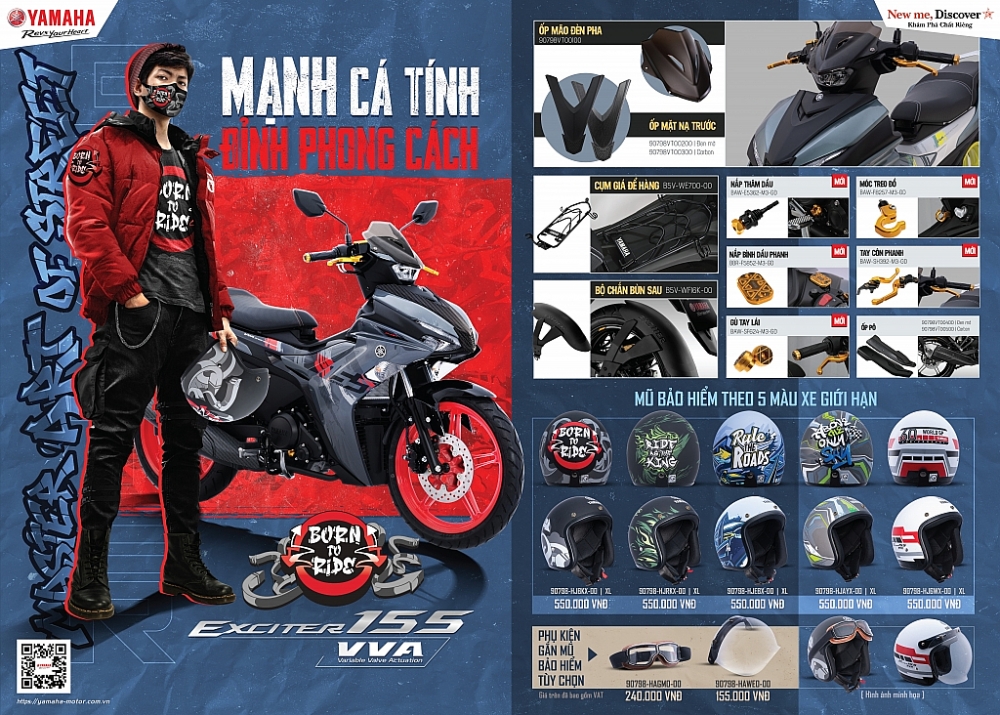 Yamaha Motor ra mắt Exciter 155 VVA phiên bản giới hạn cùng bộ phụ kiện chất ngầu