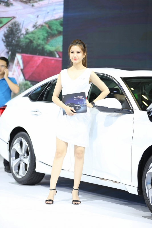 nhung bong hoa dep to diem cho dan xe chat tai vms 2019