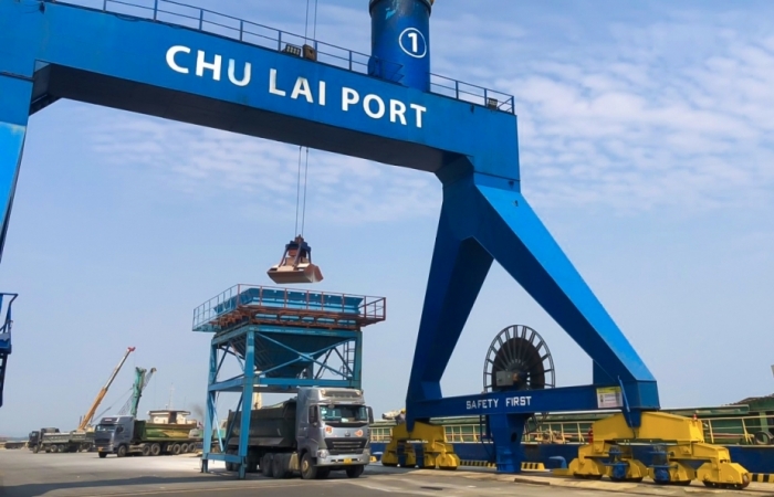 Cảng Chu Lai phát triển mạnh dịch vụ xuất nhập khẩu hàng rời