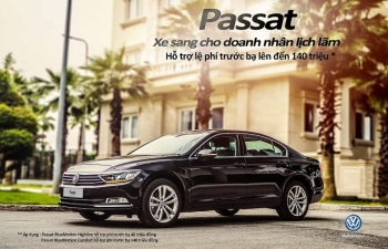 Mua VOLKSWAGEN PASSAT được hỗ trợ phí trước bạ lên tới 140 triệu