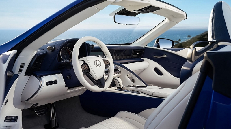 ngam ve dep hut hon lexus lc500 phien ban mui tran