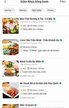 GrabFood chung tay cùng cộng đồng giảm rác thải nhựa