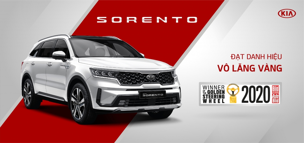 Kia Sorento bội thu giải thưởng quốc tế