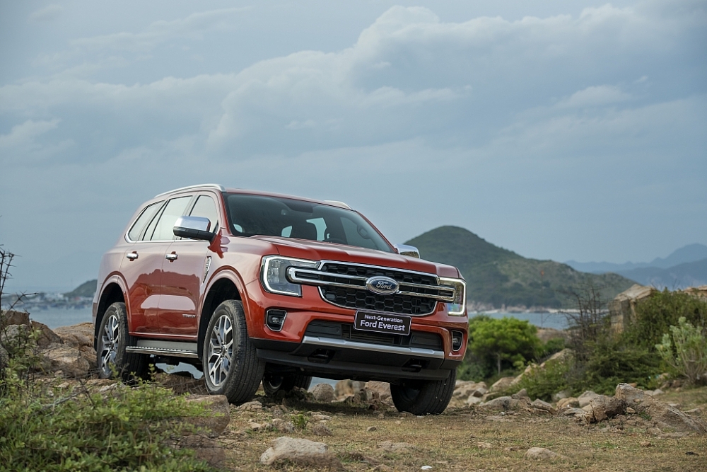 Thêm 41 triệu, Ford Everest 2023 bản Titanium được nâng cấp gói công nghệ an toàn, thông minh