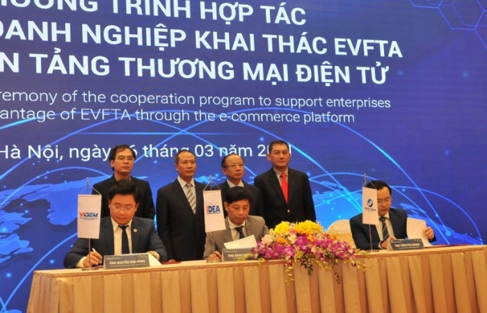 Đẩy mạnh hỗ trợ doanh nghiệp tận dụng EVFTA qua thương mại điện tử