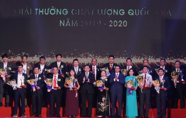 Trao Giải thưởng Chất lượng Quốc gia cho 116 doanh nghiệp