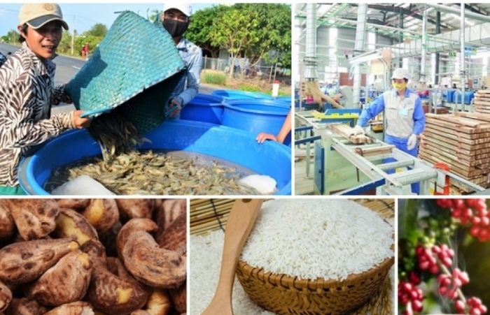 Xuất khẩu 7 loại nông sản tăng mạnh
