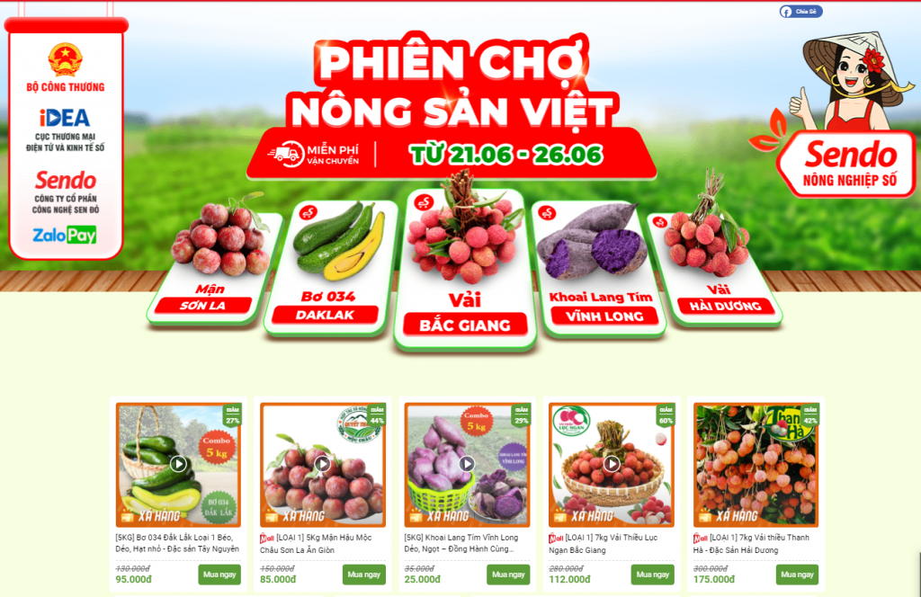 Nông dân 5 địa phương đồng loạt lên sàn livestream bán hàng