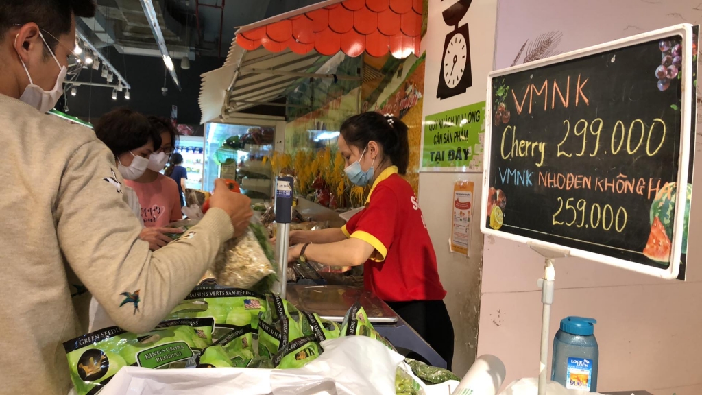 Siêu thị Vinmart tại Khu đô thị Gamuda Gardens (Trần Phú, Hoàng Mai, Hà Nội). Ảnh: Nguyễn Thanh