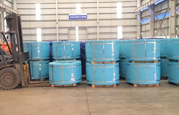 Xuất khẩu thép dự ứng lực Hòa Phát tăng gấp đôi