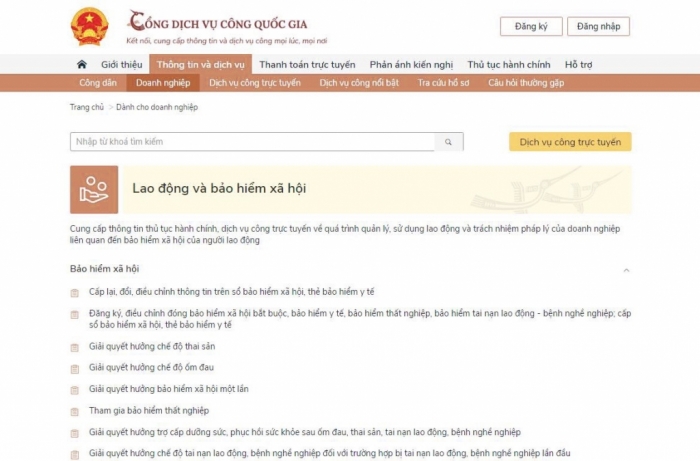 Tiếp nhận và giải quyết 690 hồ sơ cấp lại thẻ BHYT từ Cổng Dịch vụ công Quốc gia