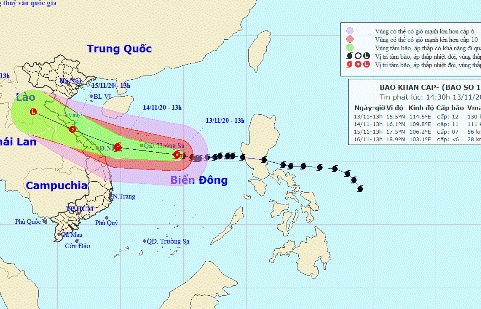 Đóng cửa 5 sân bay để ứng phó với cơn bão số 13