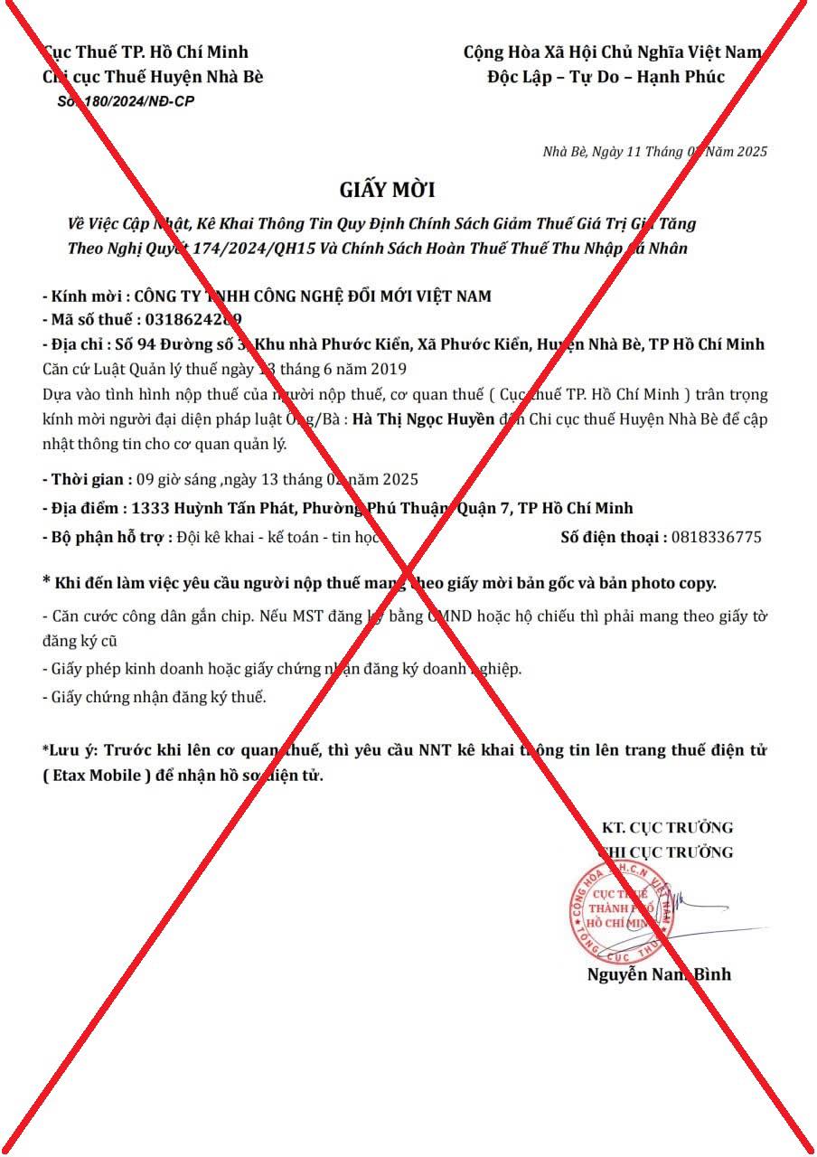 cuc thue tp ho chi minh canh bao tinh trang mao danh co quan thue ho tro cai dat cac ung dung de lua dao cuc thue tp ho chi minh canh bao tinh trang mao danh co quan thue ho tro cai dat cac ung dung de lua dao