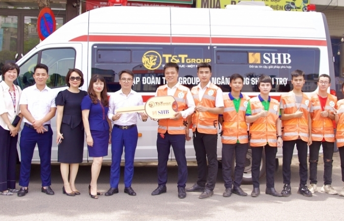 T&T Group và SHB tặng xe cứu thương cho Đội hỗ trợ sơ cứu FAS Angel Hà Nội