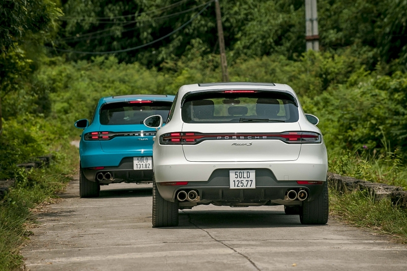 porsche macan su phan khich tren nhung cung duong