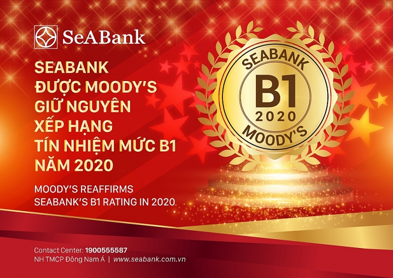SeABank được Moody's giữ xếp hạng tín nhiệm B1 seabank duoc moodys giu xep hang tin nhiem b1