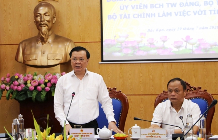 Bộ trưởng Đinh Tiến Dũng làm việc với Bắc Kạn về tình hình tài chính - ngân sách
