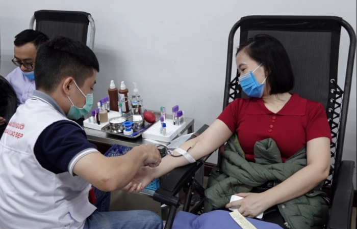 Cán bộ Tài chính hiến tặng 310 đơn vị máu