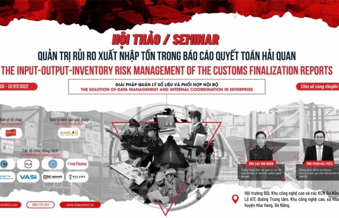 Hội thảo Quản trị rủi ro xuất nhập tồn trong báo cáo quyết toán hải quan