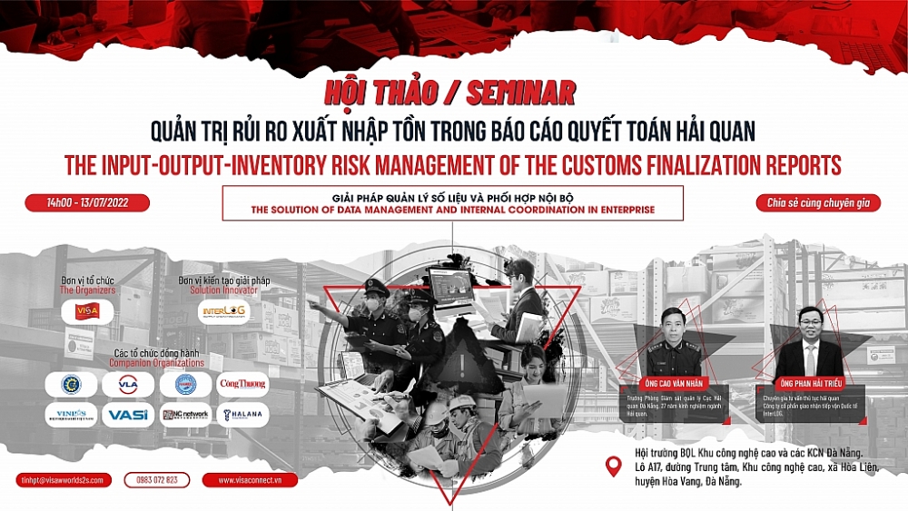 Hội thảo Quản trị rủi ro xuất nhập tồn trong báo cáo quyết toán hải quan